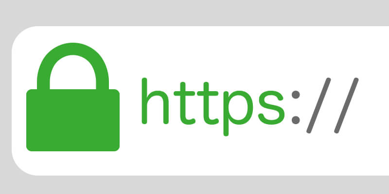 HTTPS protocol lock icon